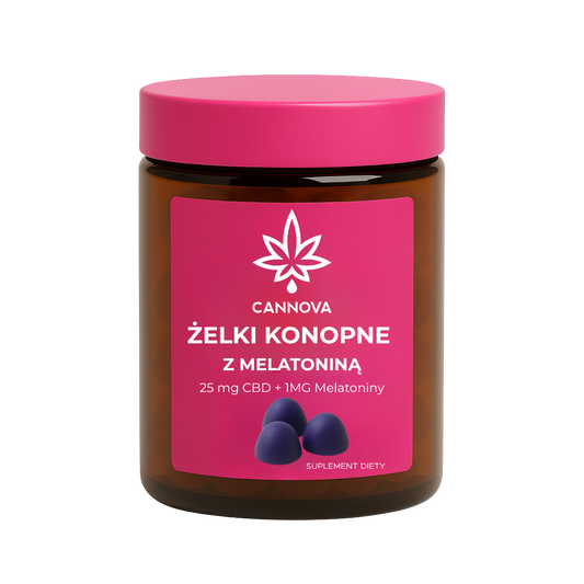 ŻELKI KONOPNE CBD Z MELATONINĄ