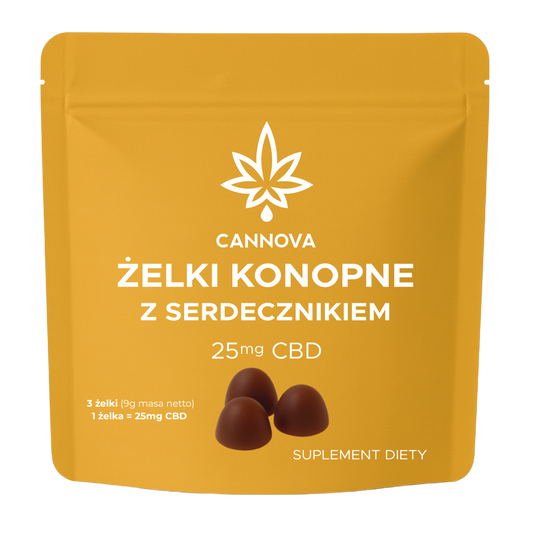 ŻELKI KONOPNE CBD Z SERDECZNIKIEM