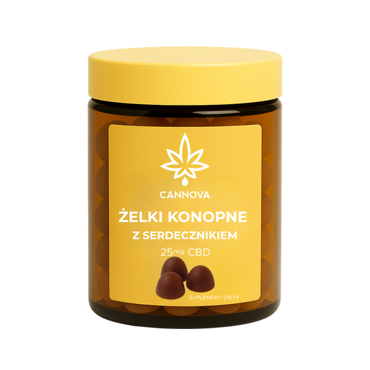 ŻELKI KONOPNE CBD Z SERDECZNIKIEM