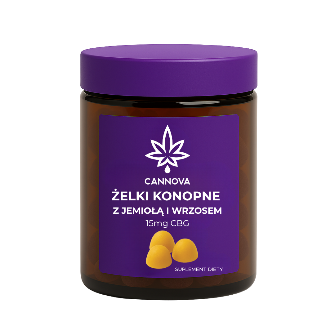 ŻELKI KONOPNE CBG + WRZOS I JEMIOŁA