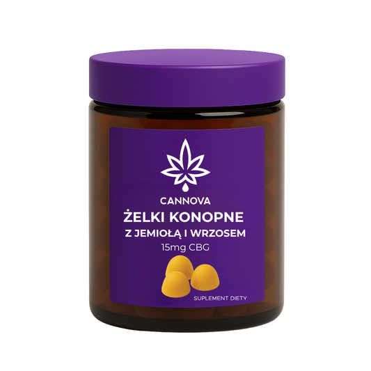 ŻELKI KONOPNE CBG + WRZOS I JEMIOŁA