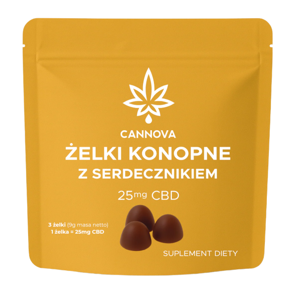 Żelki mini CBD serdecznik 3szt