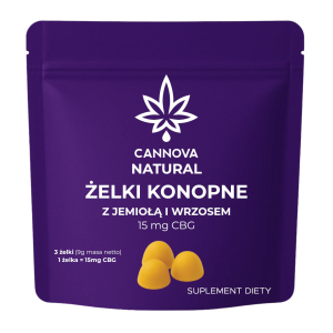 Żelki mini CBG Jemioła wrzos 3szt