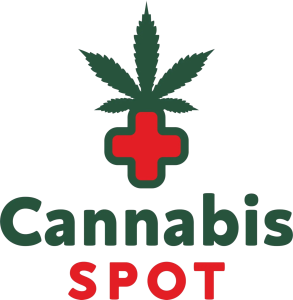 Pionowe logo Cannabis Spot